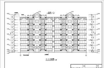 某地多层住宅楼建筑设计施工图