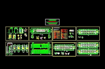 四层宿舍楼建筑施工图