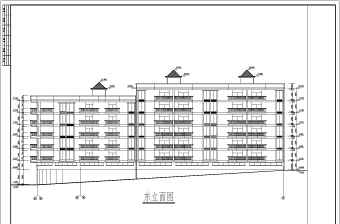 某地多层住宅楼建筑设计方案图