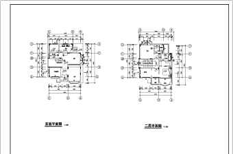 某私家别墅全套建筑结构施工图