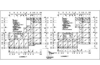 某地5层混凝土框架办公楼结构设计施工图