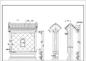 中式仿古四合院建筑设计全套图纸（含建筑、结构、水、电、暖设计详图）另附详细效果图