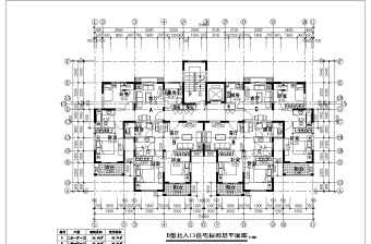 某花园高层住宅建筑设计CAD方案图