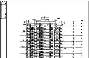 某高层住宅楼建筑施工全套CAD图