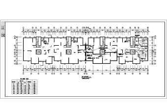 某地小高层住宅楼建筑设计CAD施工图