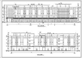 某地区3层框架结构商场建筑设计施工图