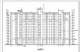 某高层住宅楼建筑cad施工设计图纸