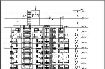 某高层住宅楼建筑设计图