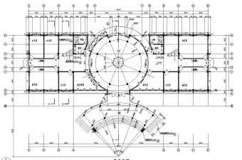 住宅小区会所建筑设计CAD施工图
