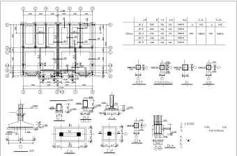 某地砖混结构别墅楼结构设计施工图