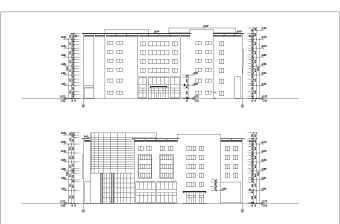 商业大厦建筑全套设计CAD施工图