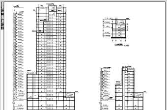 某地29層框剪結構辦公樓建筑設計方案圖