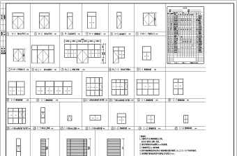 某大型工厂多层员工宿舍楼建筑设计cad全套施工图