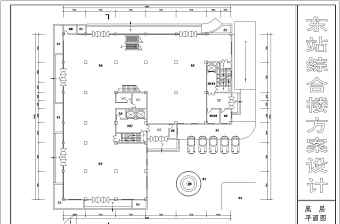 某综合楼建筑设计cad方案图带效果图