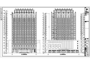 沈阳法库市某17层框架结构酒店建筑设计施工图
