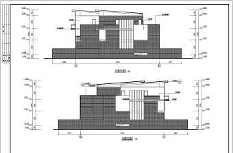 某地三层框架结构联排别墅建筑设计施工图