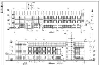 某框架结构多层综合楼建筑设计施工图