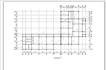 蜂巢芯空心楼盖框架教学楼结构cad施工图