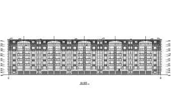 高级多层住宅小区建筑设计CAD施工图