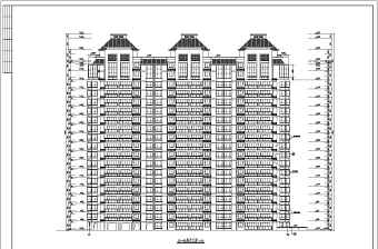 高层住宅楼建筑设计图