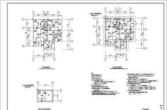 某二层私人自建别墅砖混结构设计施工图