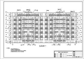 博爱县某地七层砖混结构住宅建筑设计施工图纸