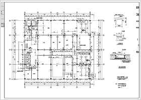 农大东区食堂建筑设计CAD施工图