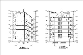 临街商住楼建筑施工全套图