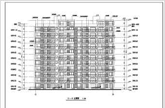 某地十二层剪力墙结构住宅楼建筑施工图