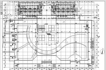地下商场及宾馆建筑设计CAD施工图
