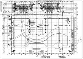 地下商场及宾馆建筑设计CAD施工图