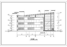 高级小区会所建筑设计全套CAD图纸