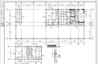 地下1层地上13层框剪商贸大厦结构cad施工图