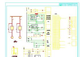 某建筑泵房电气控制原理设计图