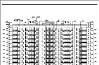 霸州市21层剪力墙结构住宅楼建筑施工图