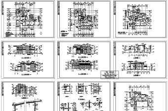 别墅建筑施工图