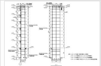 上海某公司科技楼观光电梯建筑及钢结构施工图纸