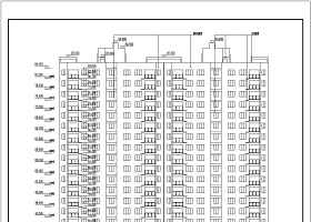 河南某二十九层剪力墙结构住宅楼建筑设计方案图