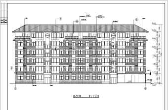 多层住宅楼建施设计全套CAD图纸