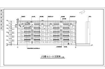 某小区多层住宅楼建筑设计施工图