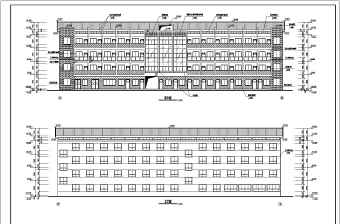 金华市四层框架结构办公楼全套设计施工图