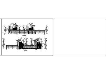 小区住宅建筑设计CAD施工图（带地下车库）