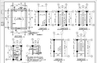 某框架结构私人住宅别墅全套建筑结构施工图