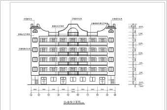某五层宿舍楼建筑、结构设计施工图