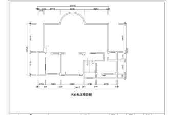 某地中式别墅建筑室内装修设计施工图
