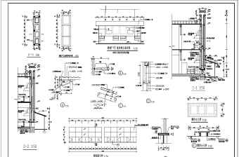 某二层食堂建筑设计cad施工图