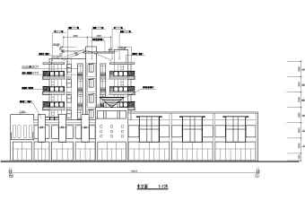 小区多层住宅建筑设计图