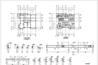 某小别墅建筑结构施工图纸