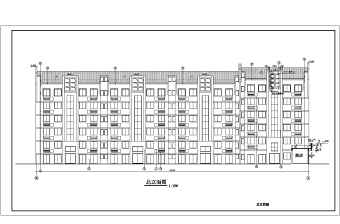 某多层花园住宅楼建筑施工图