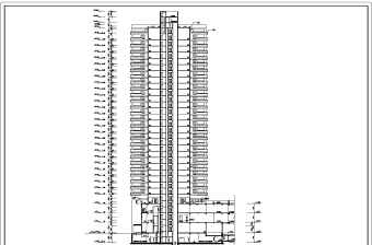 某高层商住楼建筑设计cad施工图